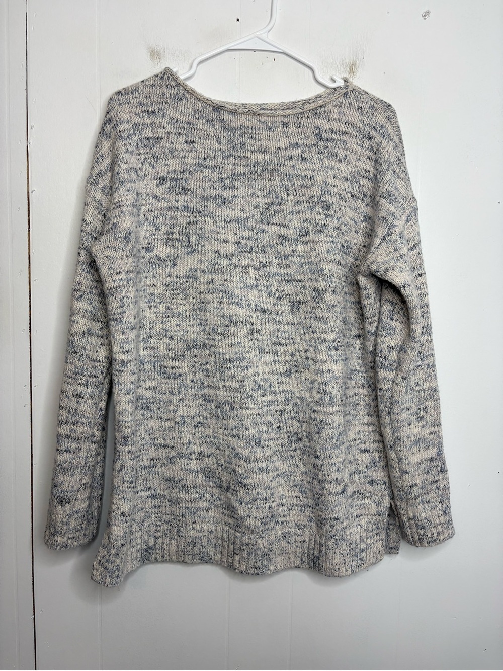 J Jill Sweater Womens Small Tall Pure Jill Marled Knit Rolled Neck Pullover